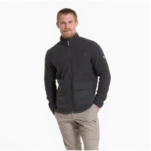 Vuori Idyllwild Sherpa Jacket in charcoal gray Mens XL